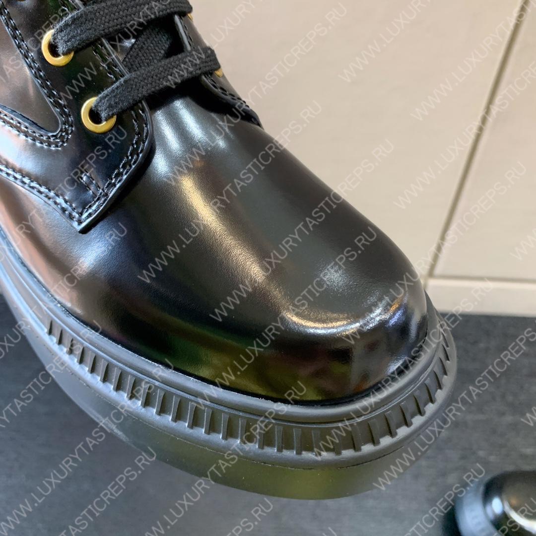 F**di leather biker boots black 8t8355