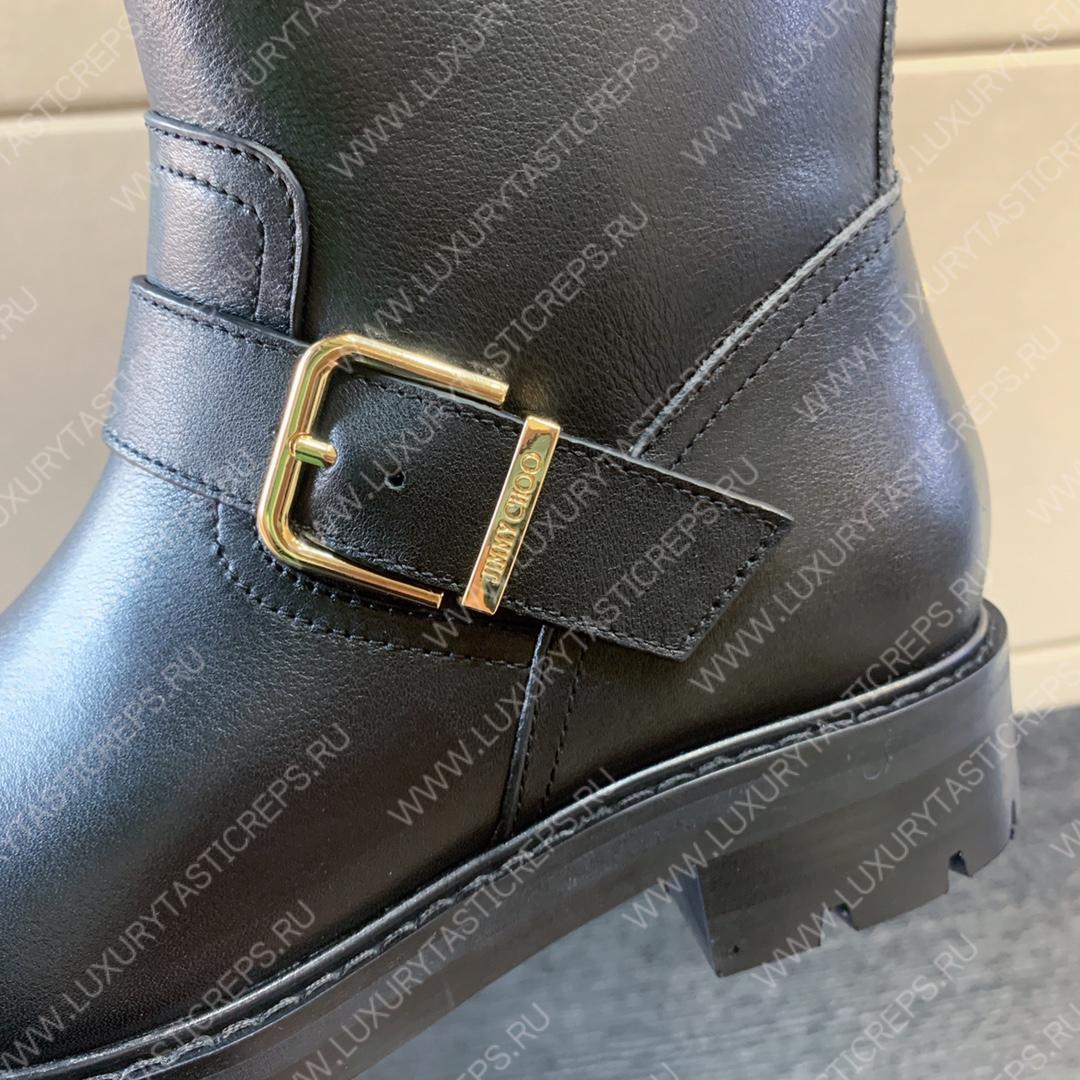 JIMMY CHOO BIKER II OVER THE KNEE BLACK  BIKERIIOTKFLATQOZ