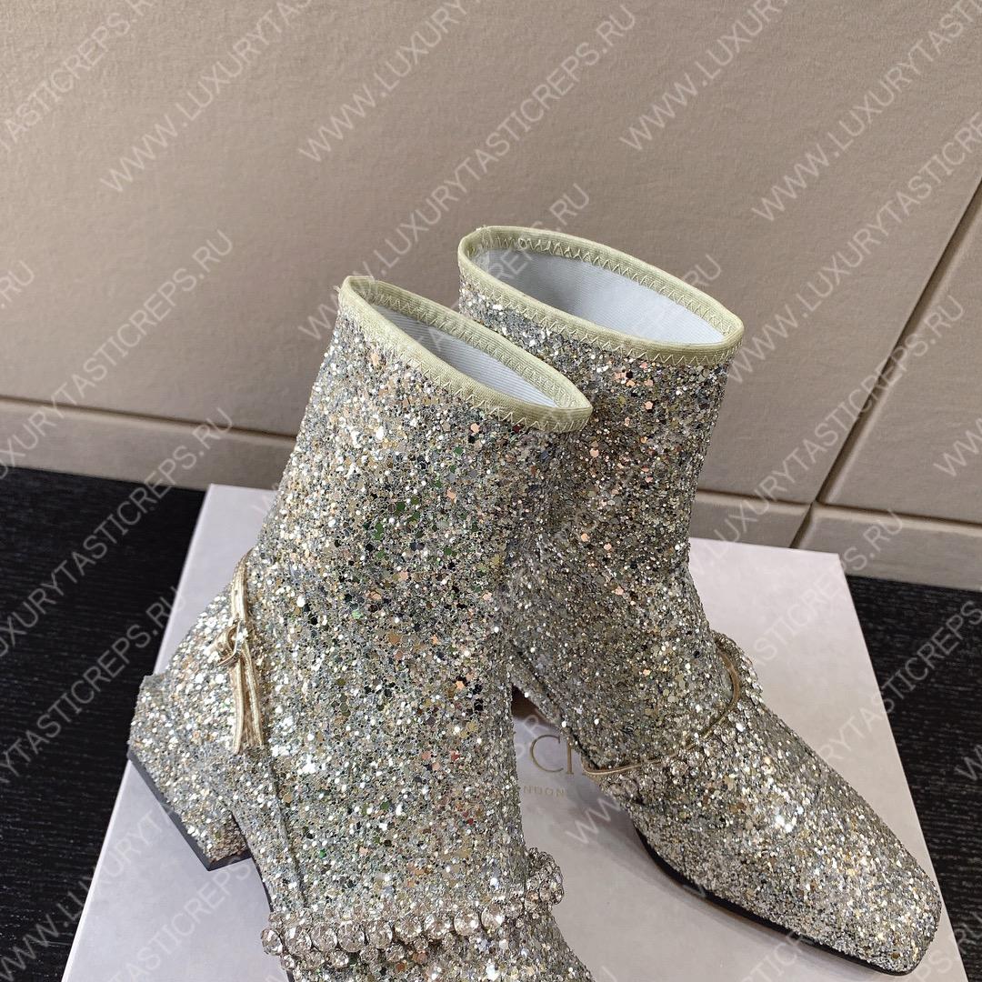 JIMMY CHOO CRUZ FLAT BOOTS LIGHT GOLD CRUZFLATWQF