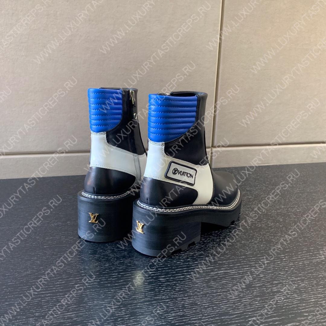 l**is V*t*n beaubourg ankle boots black and blue 1a9obp