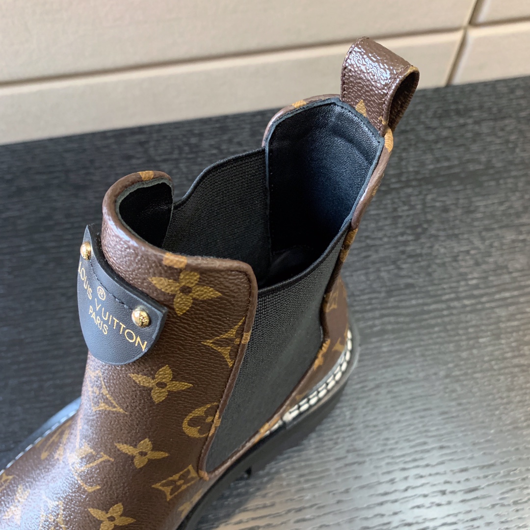 l**is V*t*n lv beaubourg ankle boot cacao 1a8qcm