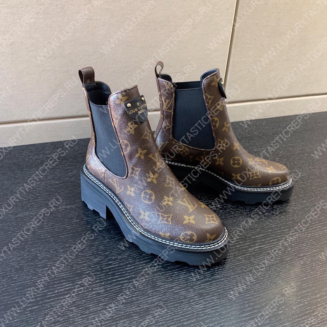 l**is V*t*n lv beaubourg ankle boot cacao 1a8qcm