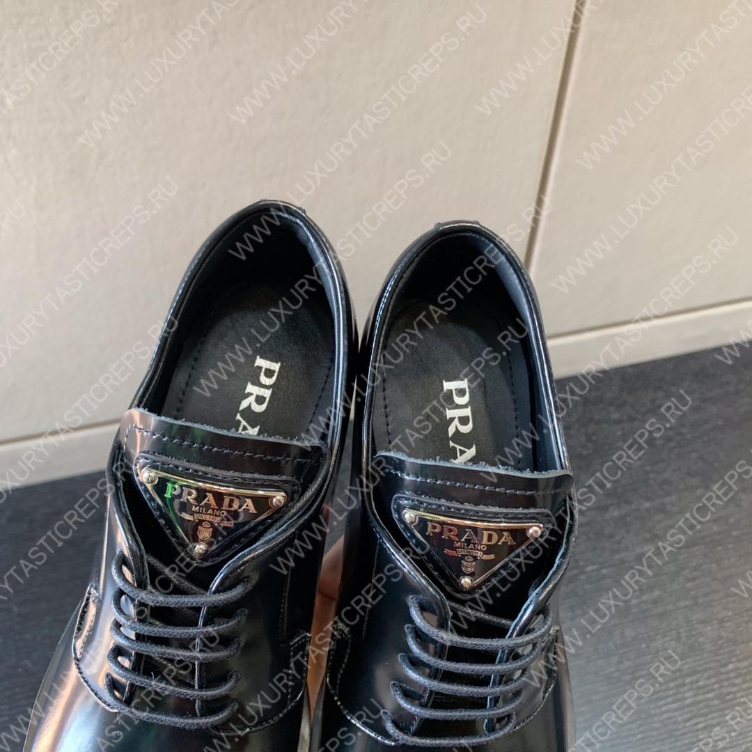 Pra*a heeled lace ups boots black 1e976m