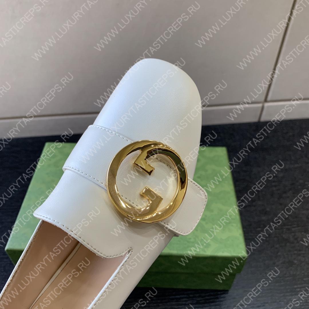G*u*i gg loafers white 741407