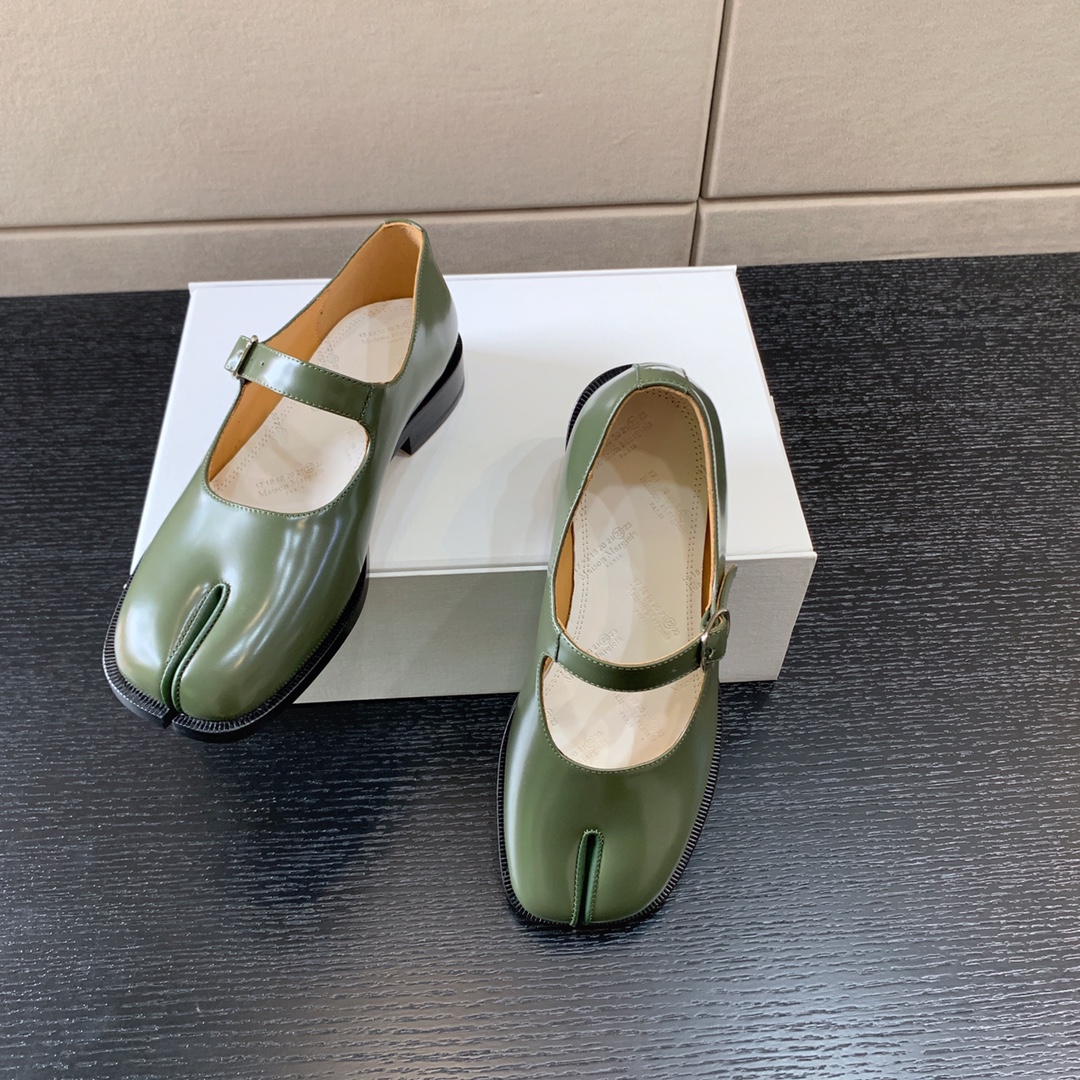 ma*s*n Ma*i*la tabi mary-janes green s39wl0119p3292t8013