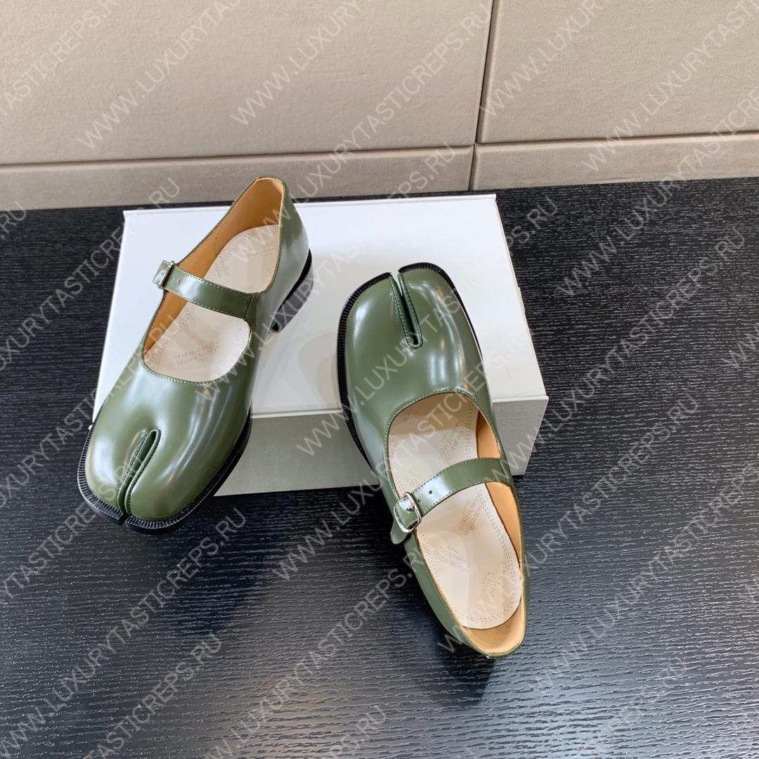 ma*s*n Ma*i*la tabi mary-janes green s39wl0119p3292t8013