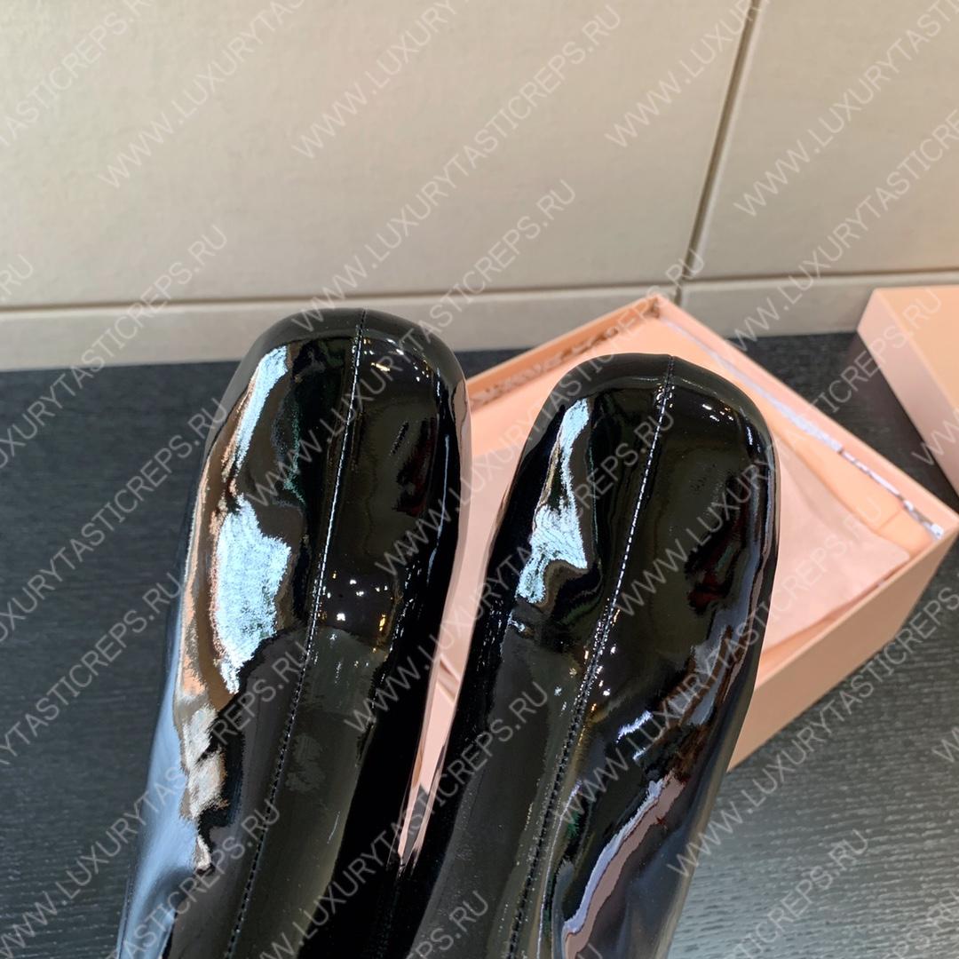 MIU MIU PLATFORM BOOTS BLACK 5UP065