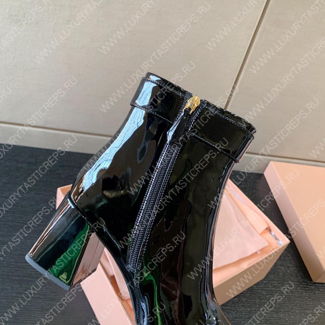MIU MIU PLATFORM BOOTS BLACK 5UP065