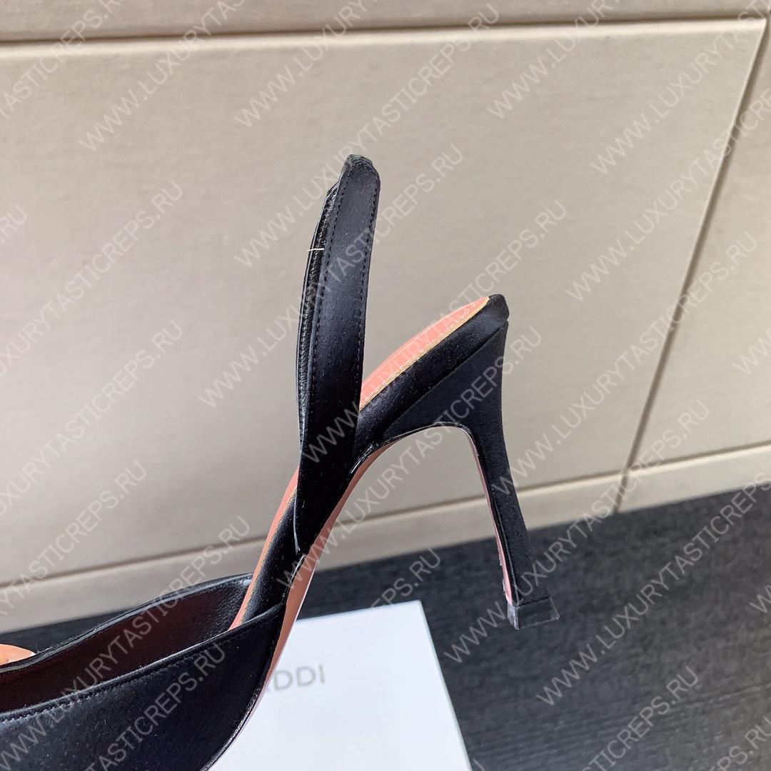 AMINA MUADDI CAMELIA SLING 105 BLACK AM9004