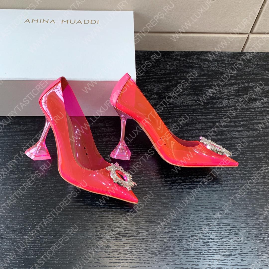 AMINA MUADDI BEGUM GLASS PUMP PINK AM8002