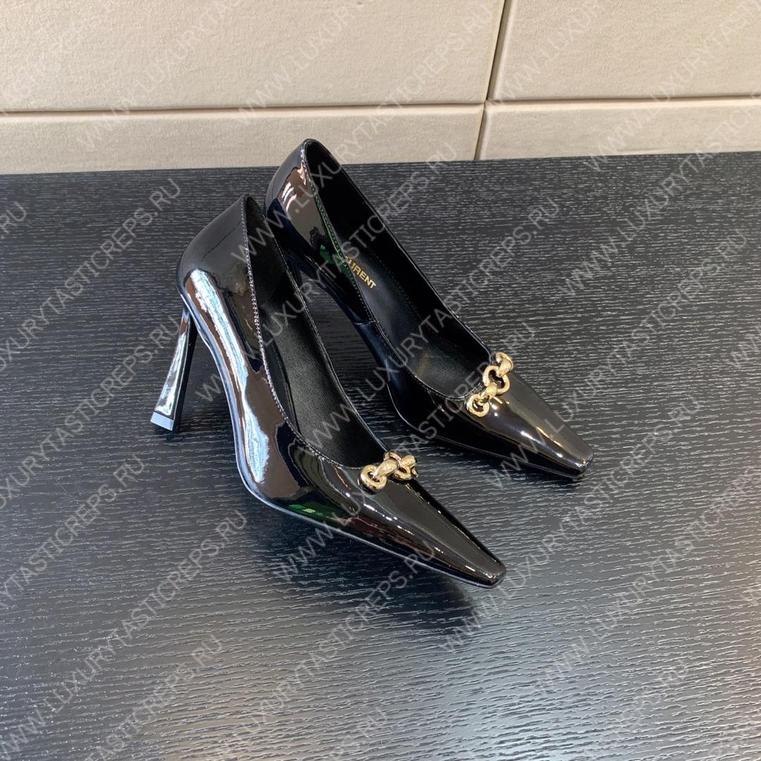 YVES SAINT LAURENT TOM 40 T.DREAM SLING BACK PUMPS NERO 7091741TVKK