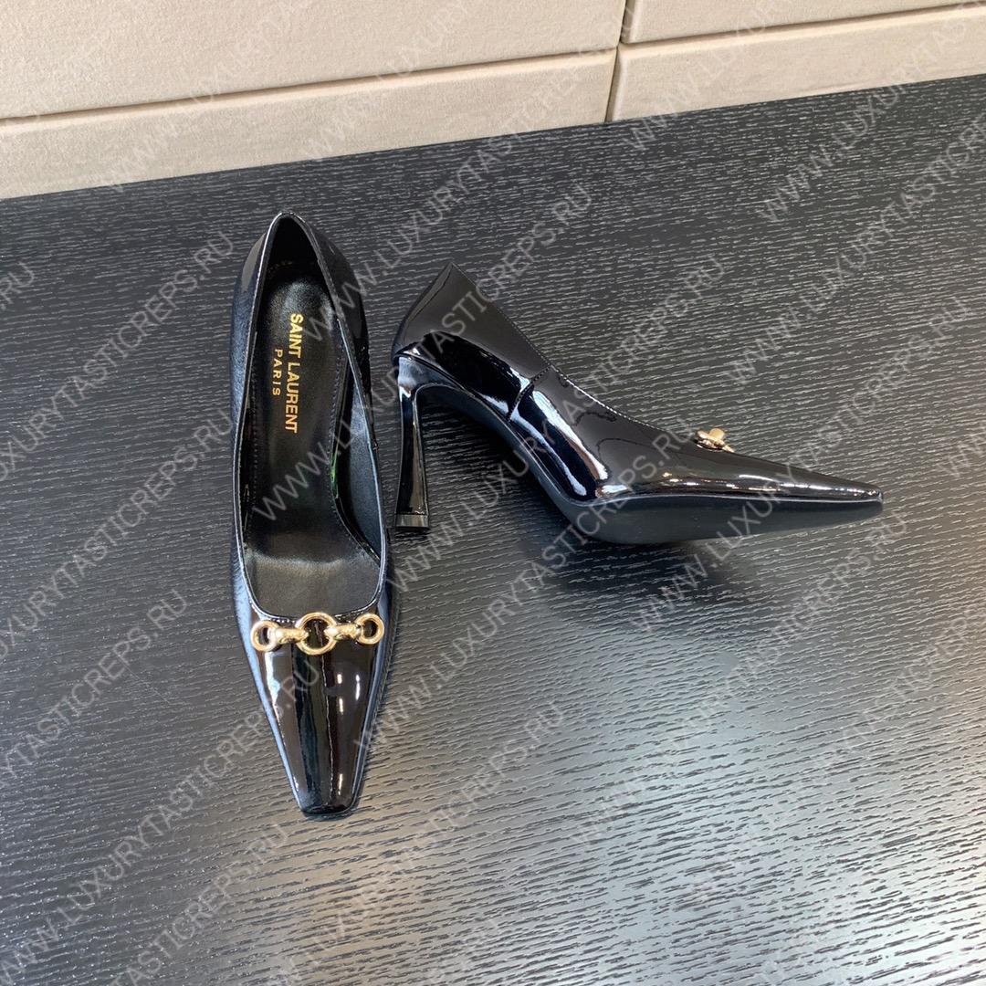 YVES SAINT LAURENT TOM 40 T.DREAM SLING BACK PUMPS NERO 7091741TVKK
