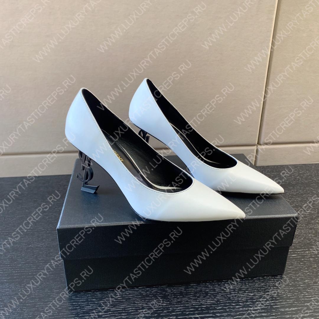 YVES SAINT LAURENT OPYUM PUMPS WHITE 4841600NPKK1000