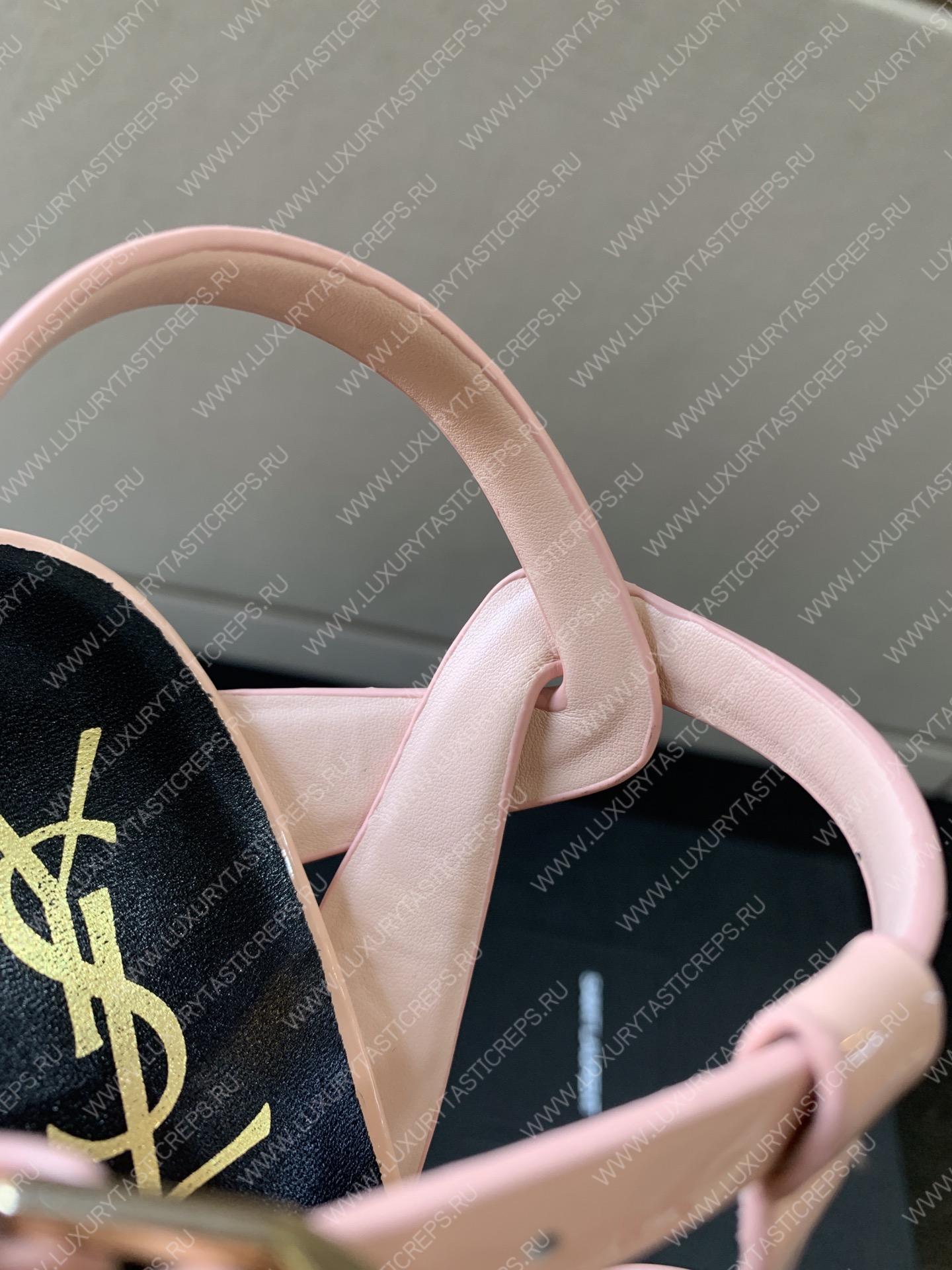 YVES SAINT LAURENT TRUBUTE PLATFORM SANDAL PINK 315487AA