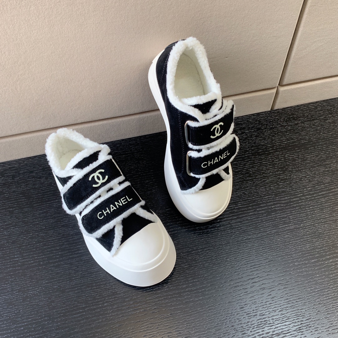 Ch*el sneakers black and white g39978