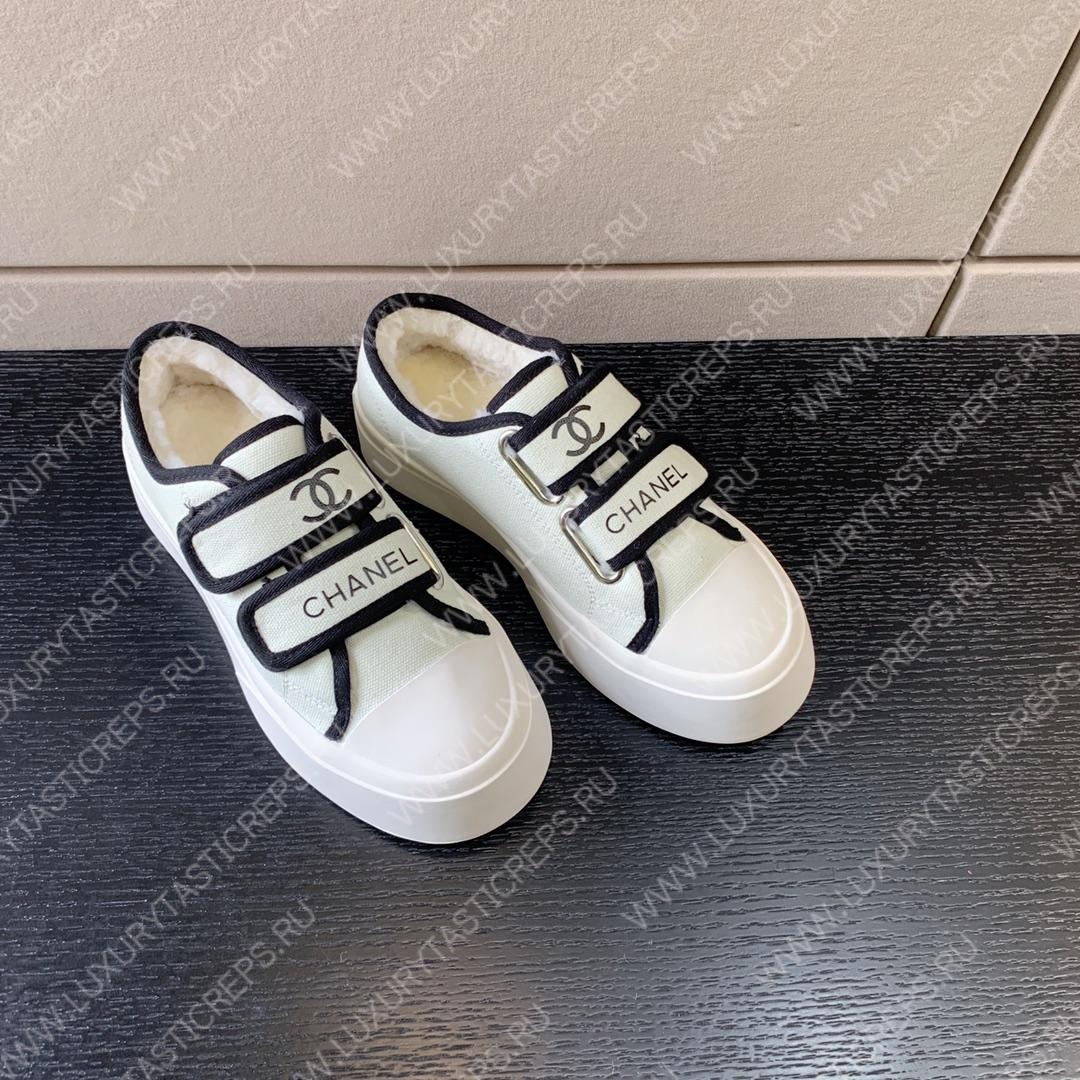 Ch*el sneakers black and white g39978