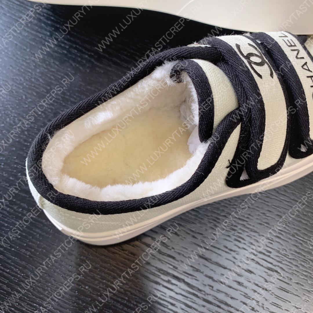 Ch*el sneakers black and white g39978