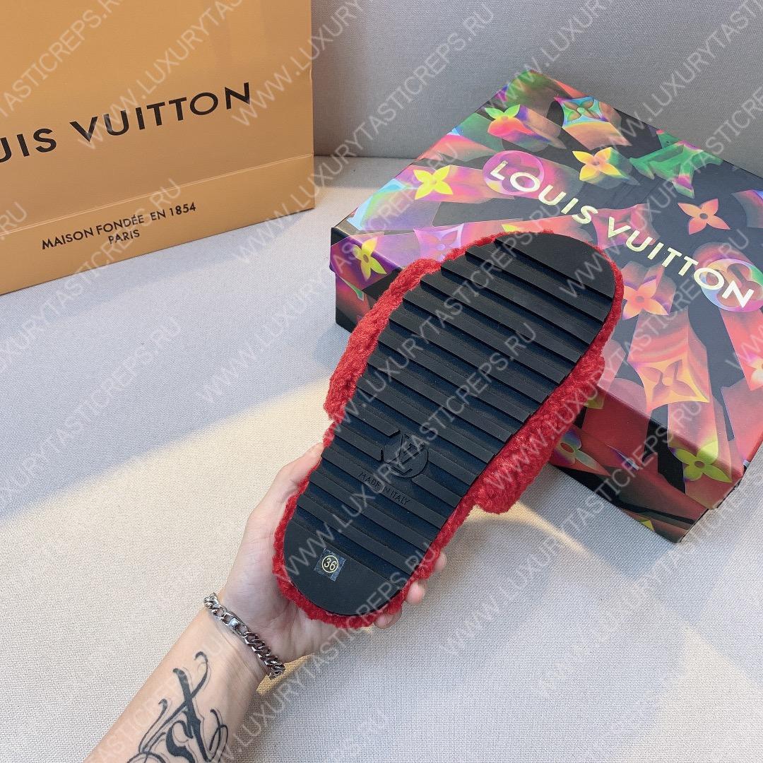 l**is V*t*n paseo flat comfort mule red/black 1a8vgh