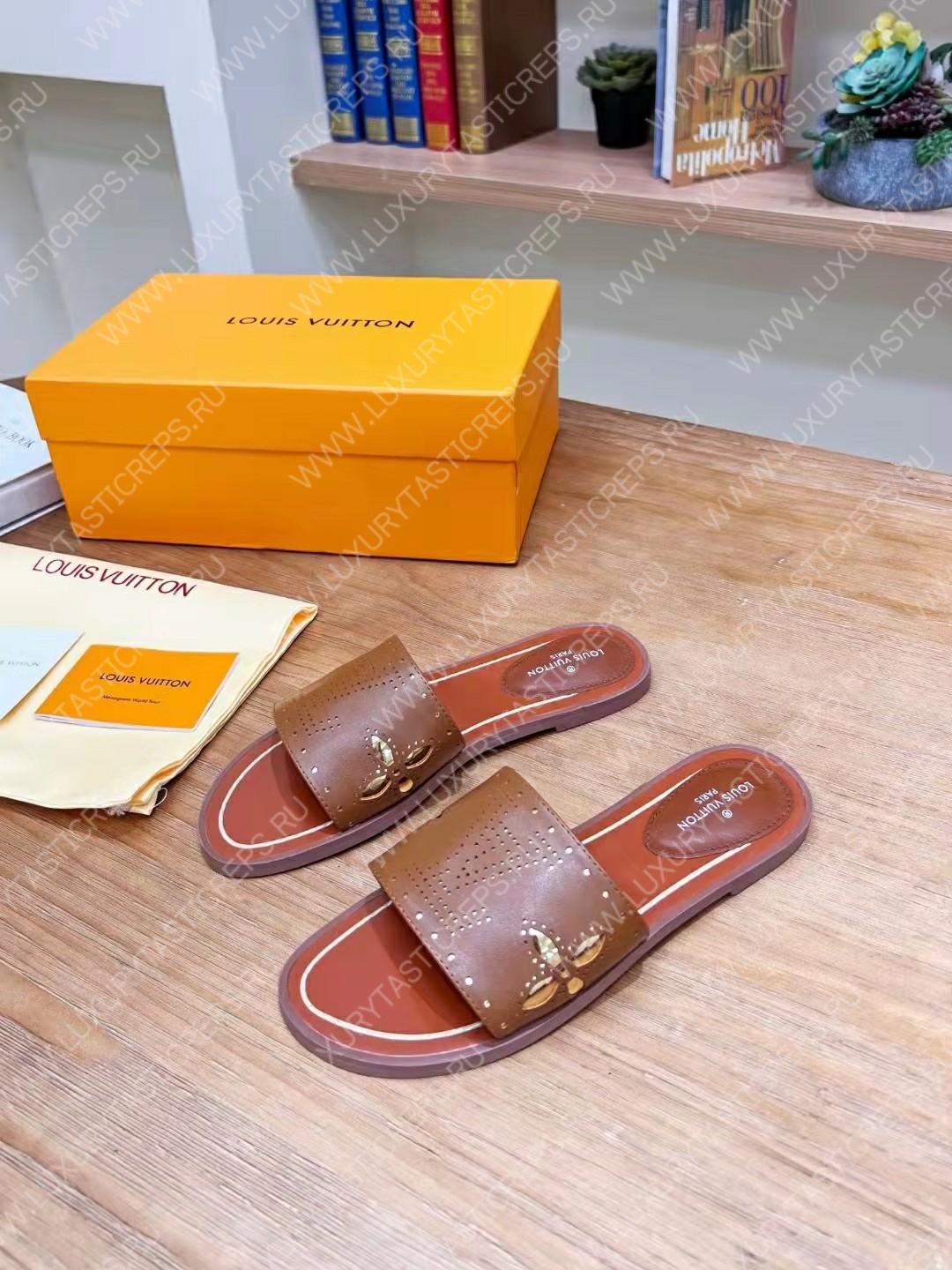 l**is V*t*n flat mule brown 1aadiw