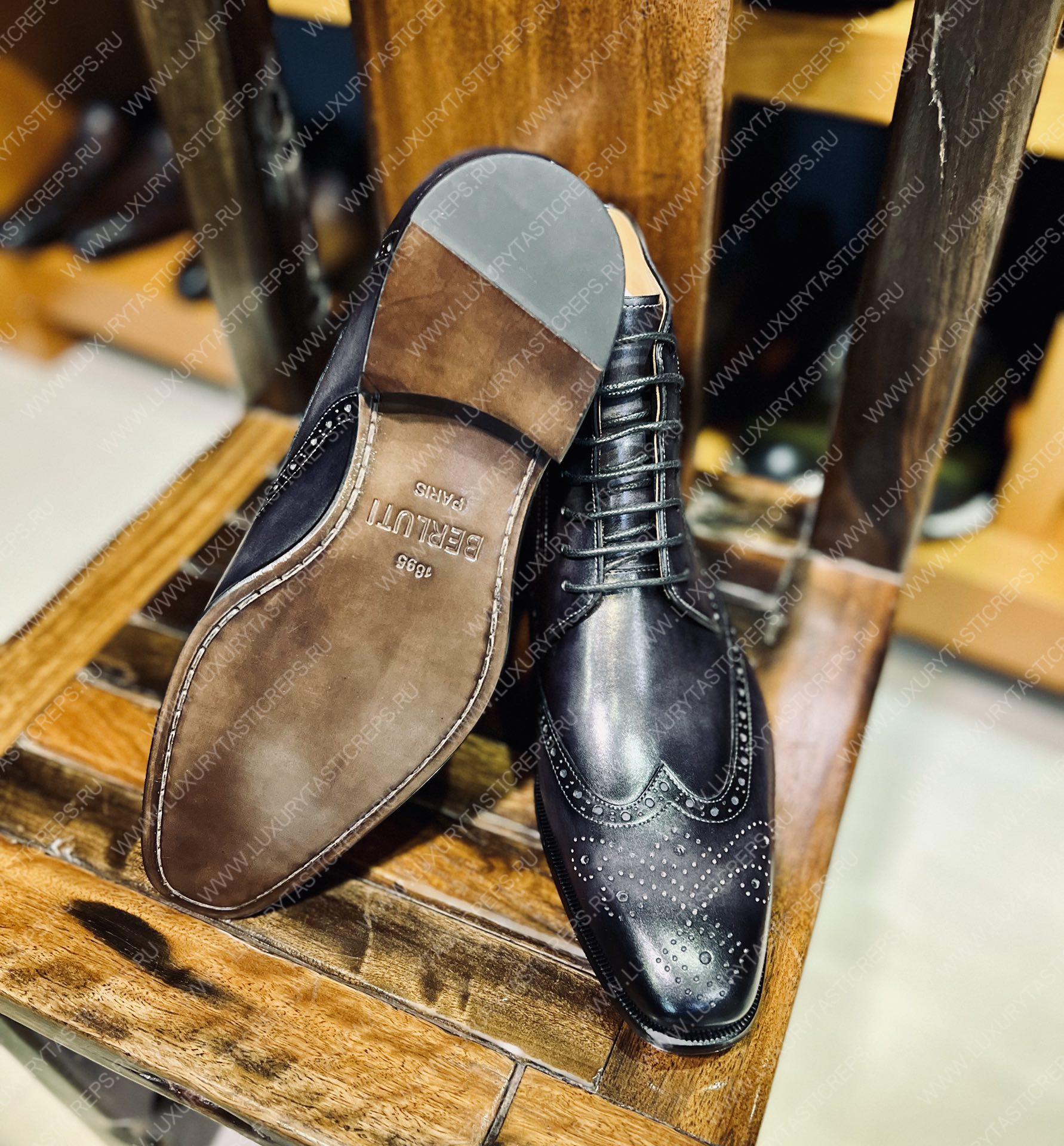 BERLUTI BOOTS BLACK S4127-V2