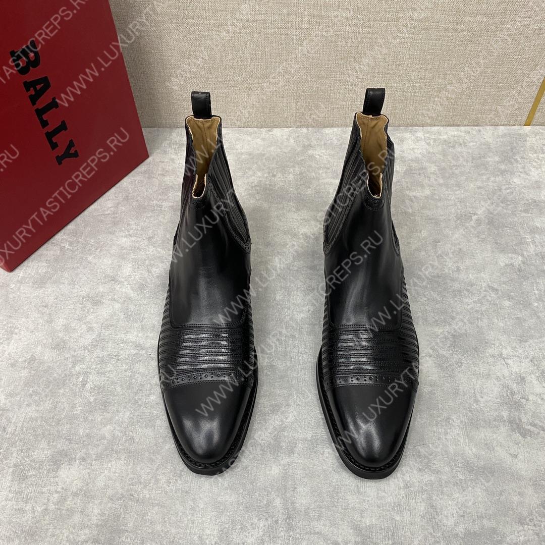 BERLUTI CURSIVE GALET SCRITTO BOOTS BLACK S4077-V2