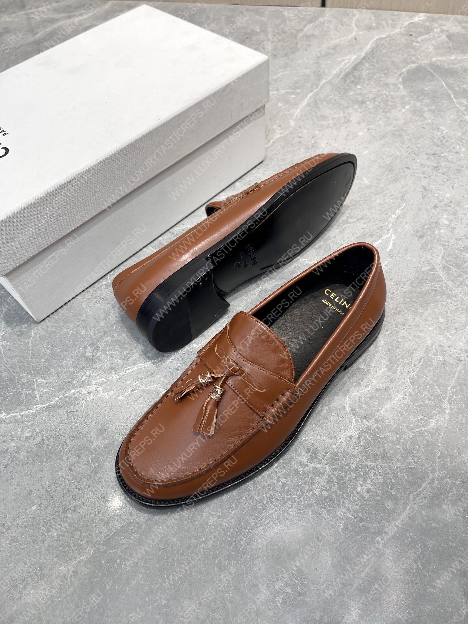 Ce**e luco triomphe leather loafer brown 2039fr9