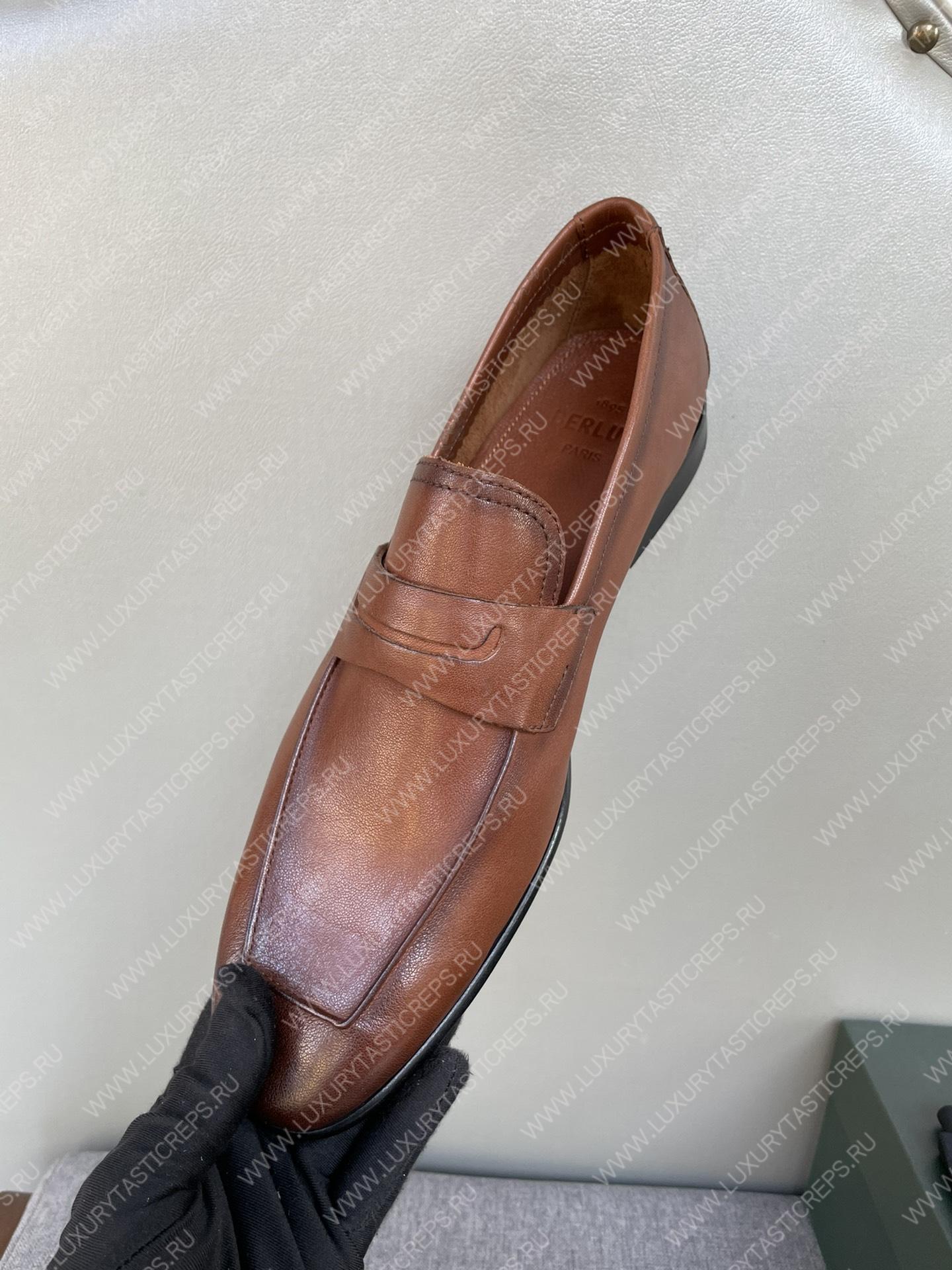 BERLUTI LOAFERS BROWN S4567
