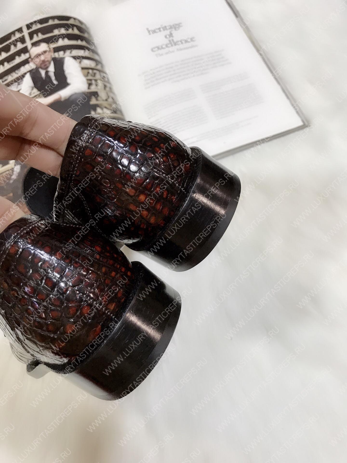 BERLUTI ALLIGATOR LEATHER LOAFER BURGUNDY S3204-E2