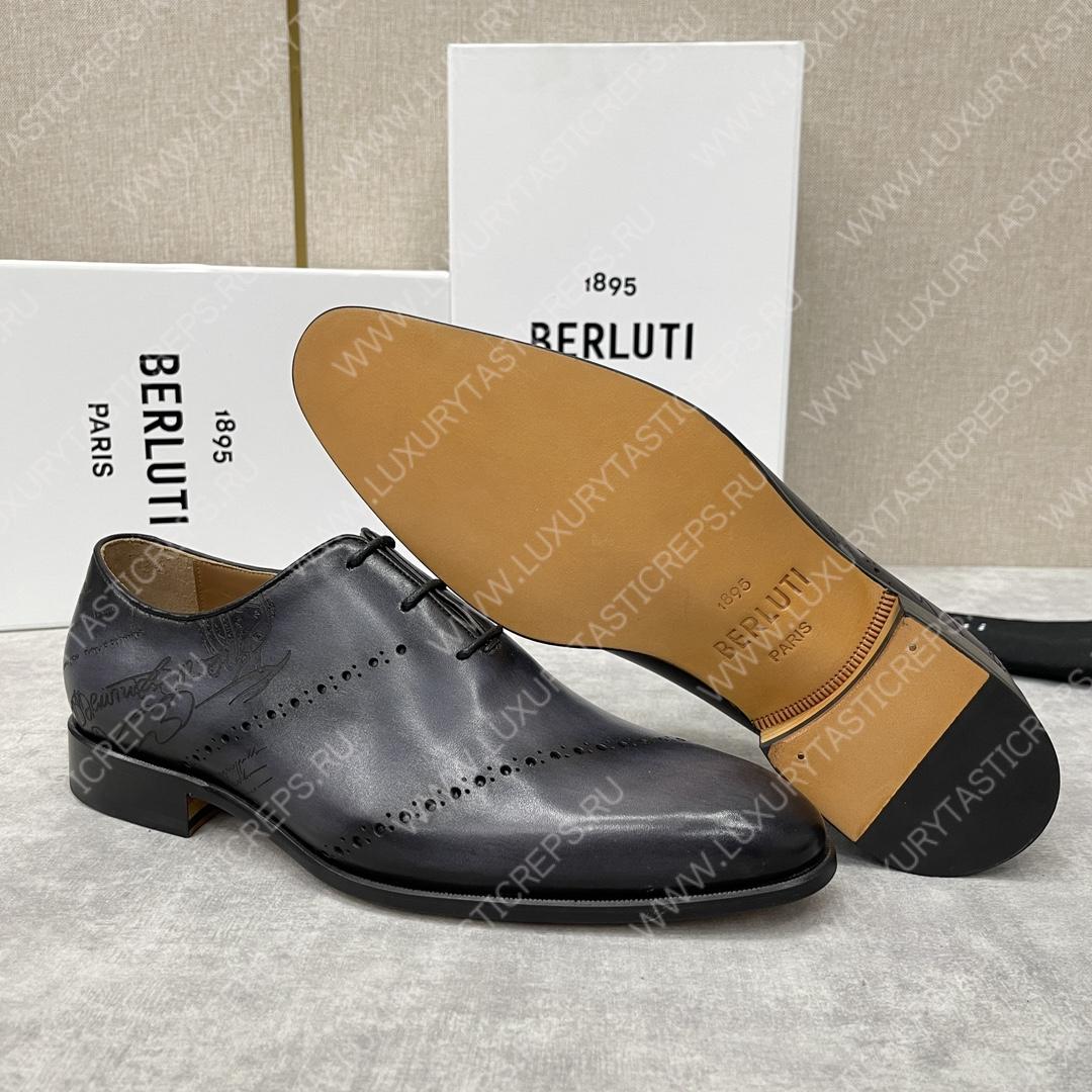 BERLUTI OXFORDS BLACK S0770-V1