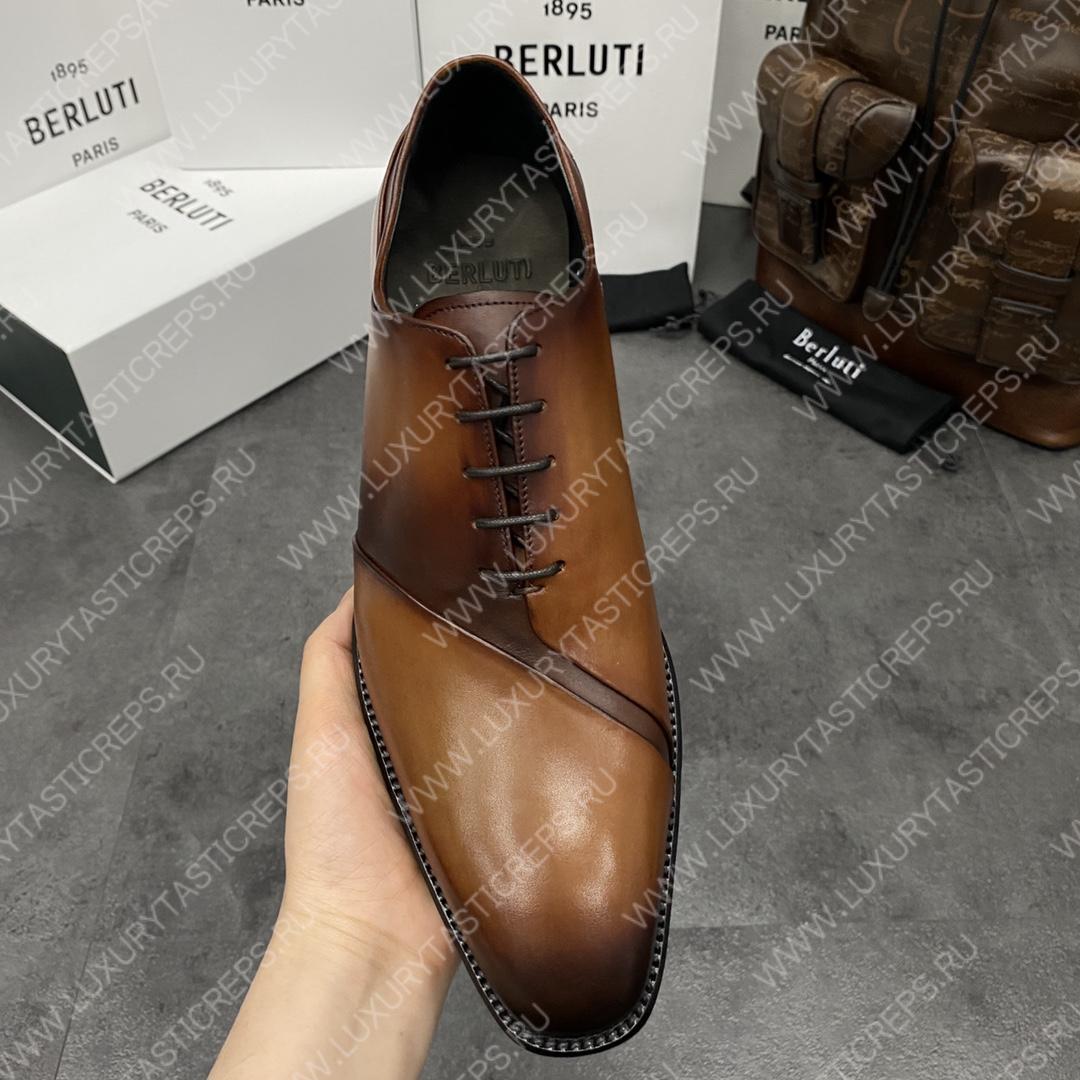 BERLUTI GASPARD GALET BROWN 76008-V1