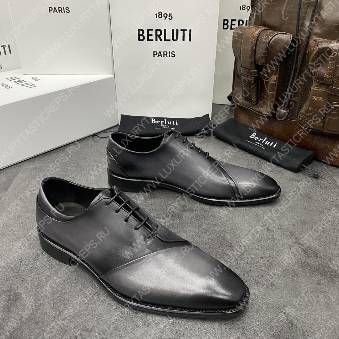 BERLUTI GASPARD GALET BLACK 76008-V1