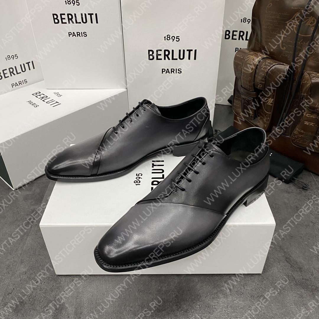 BERLUTI GASPARD GALET BLACK 76008-V1