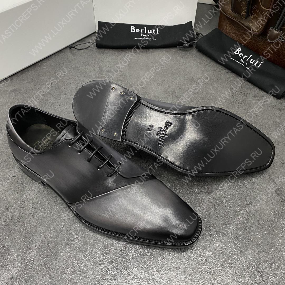 BERLUTI GASPARD GALET BLACK 76008-V1