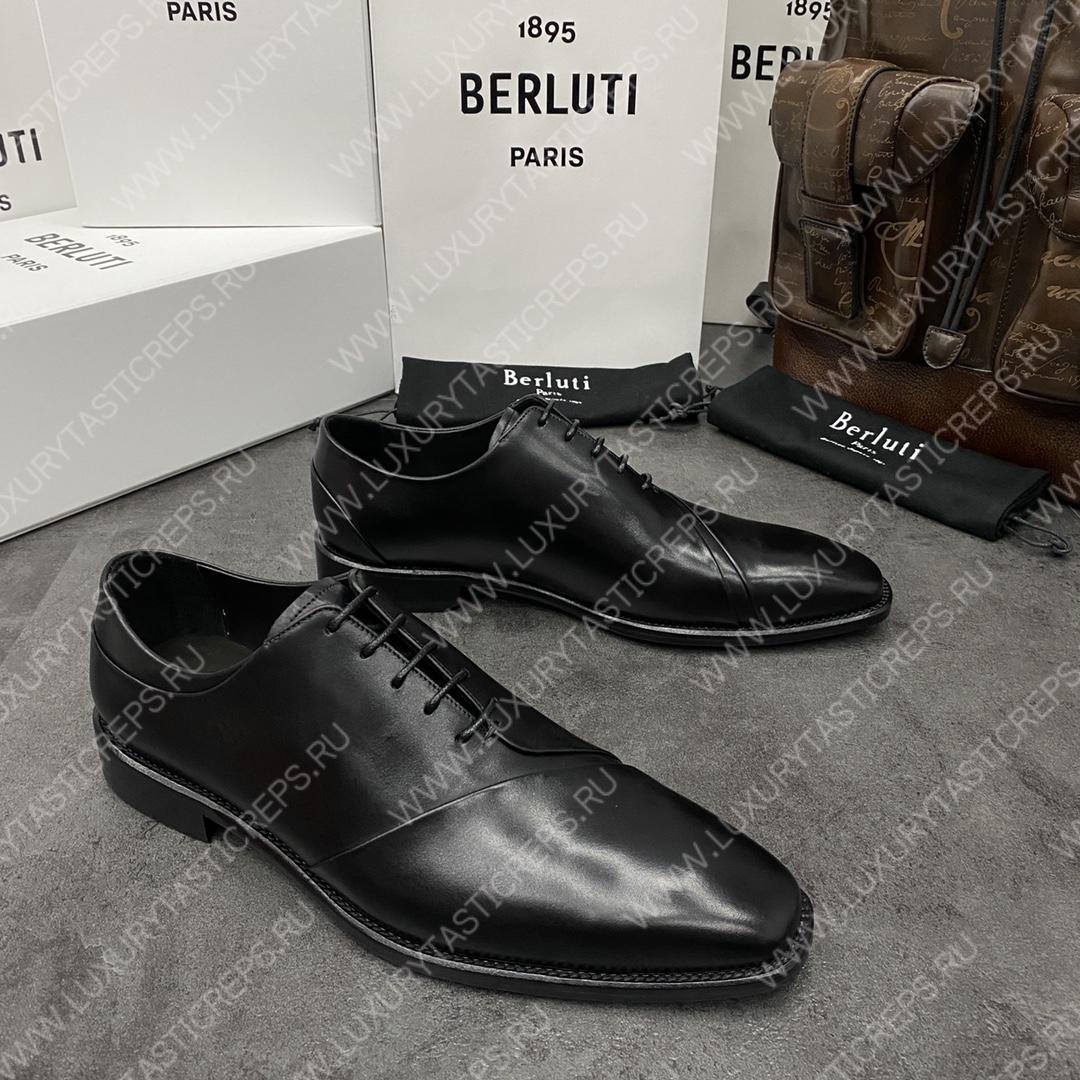 BERLUTI GASPARD GALET BLACK 76008-V1