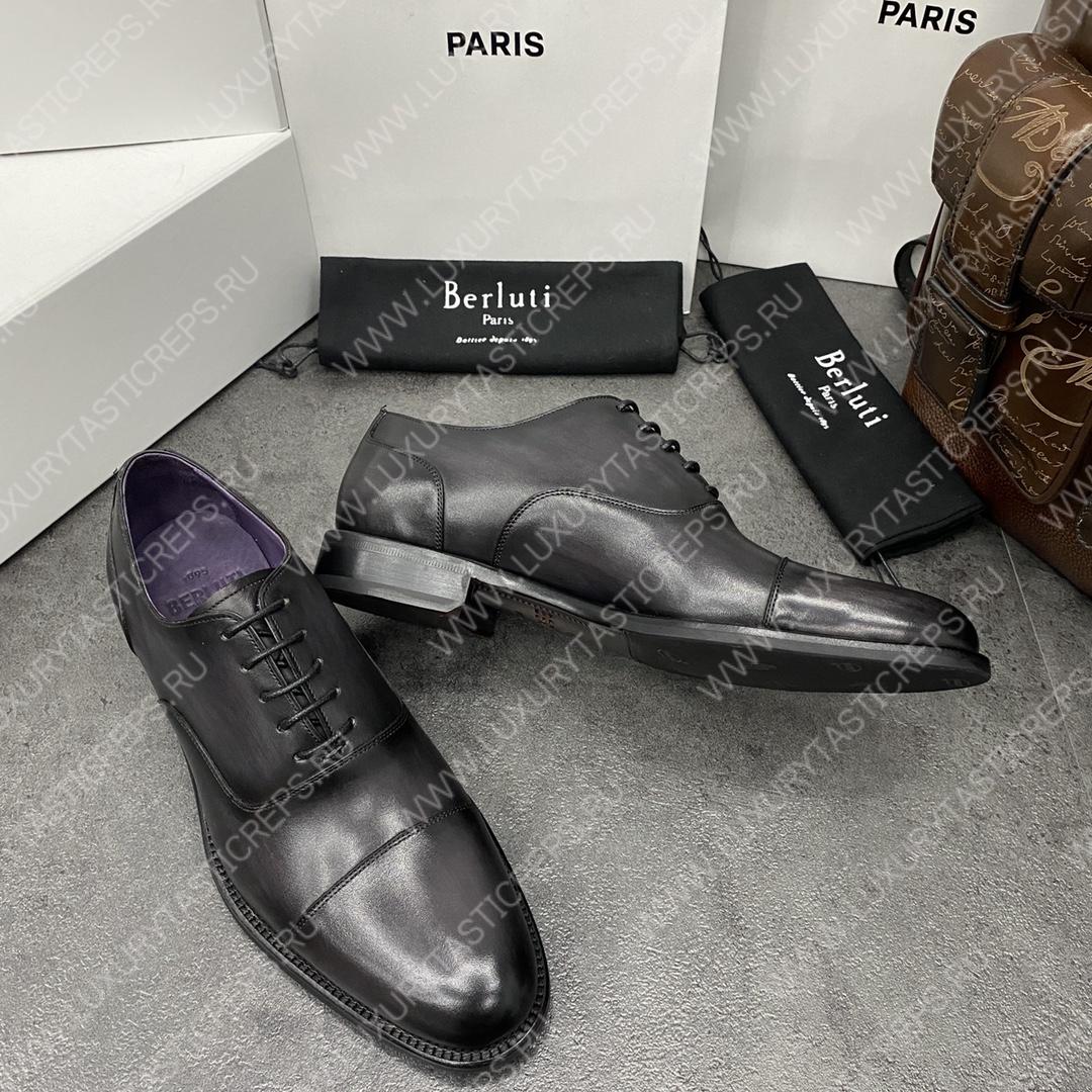 BERLUTI GASPARD GALET BLACK 76048-V1