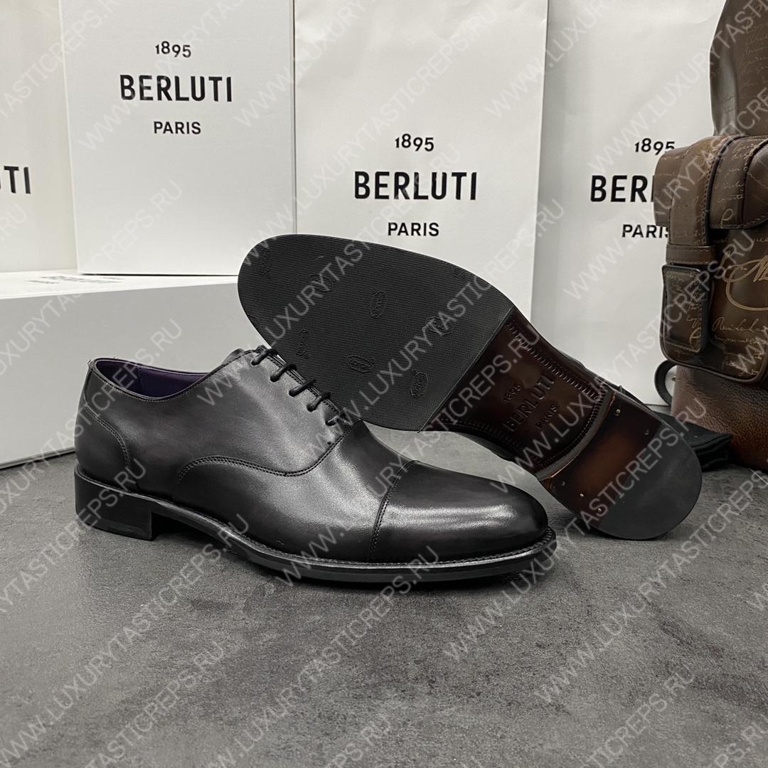 BERLUTI GASPARD GALET BLACK 76048-V1