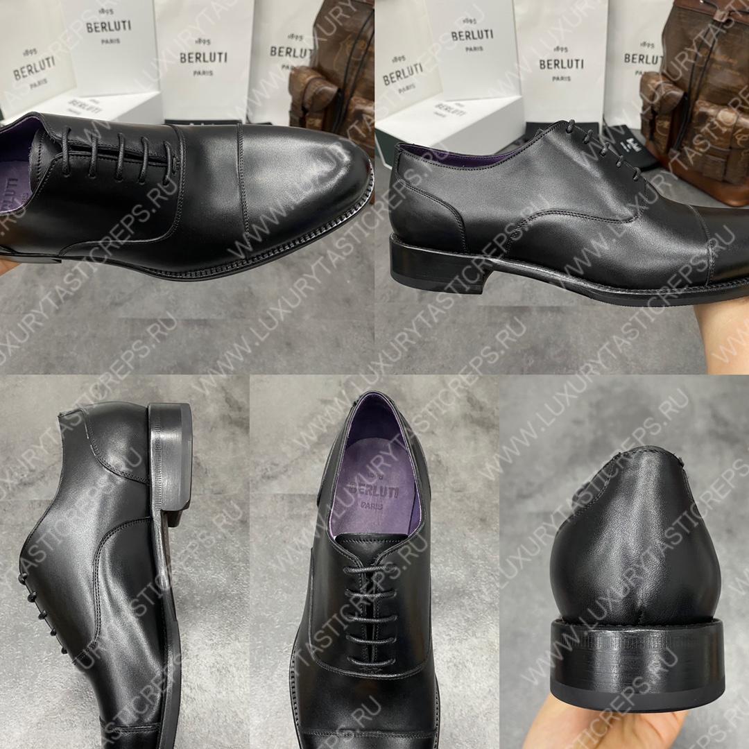 BERLUTI GASPARD GALET BLACK 76048-V1