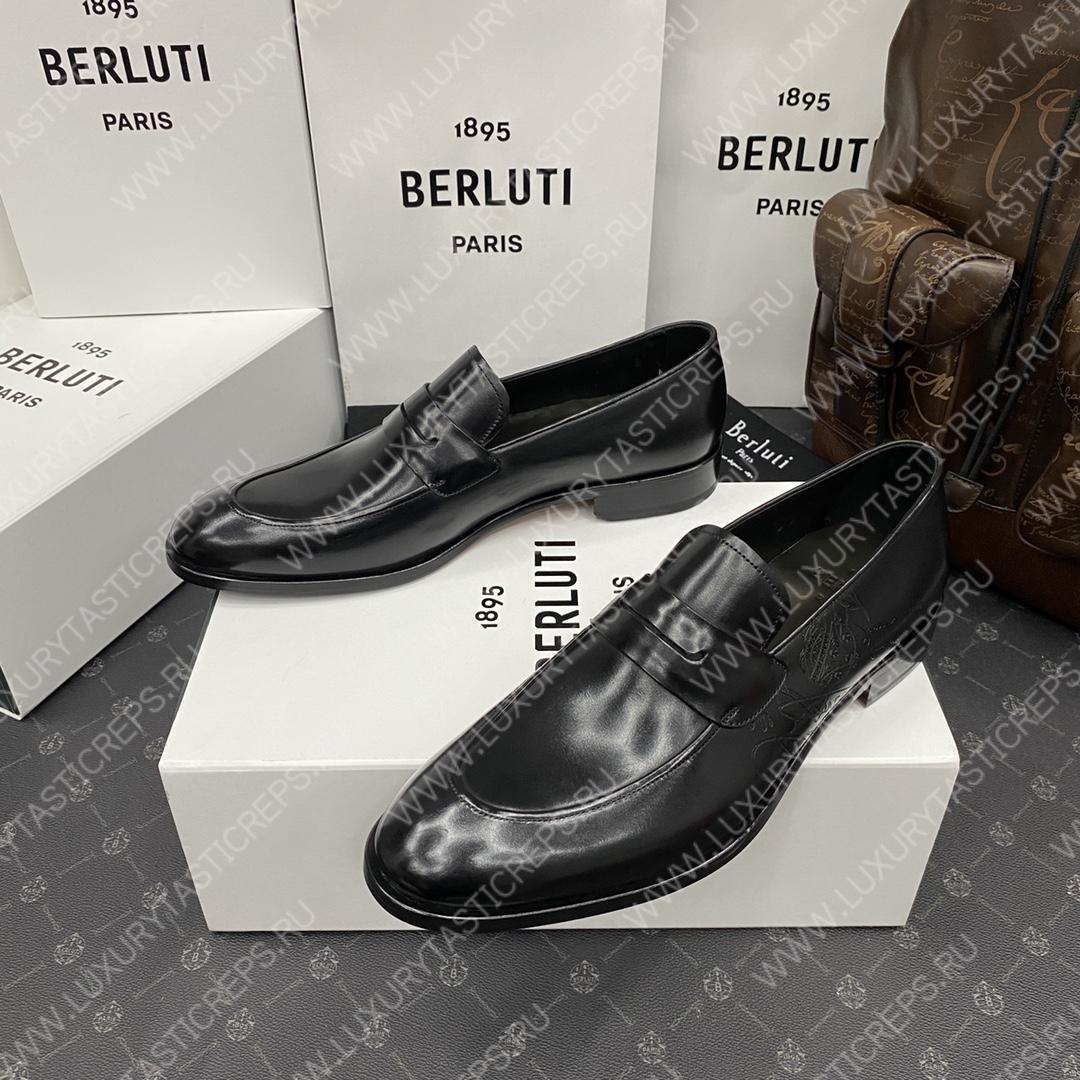BERLUTI COUTURE DEMESURE LOAFER BLACK S5581-V1