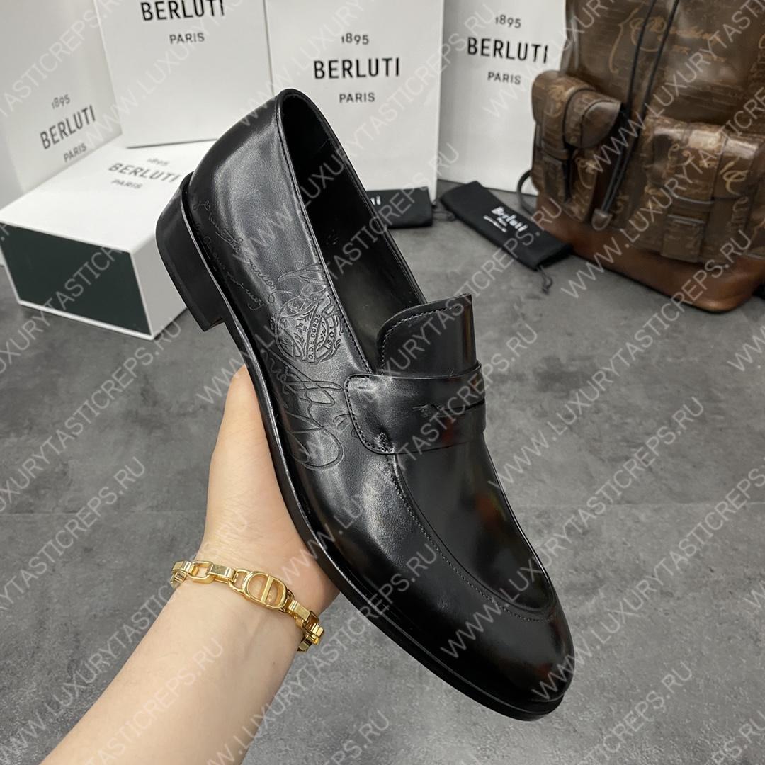 BERLUTI COUTURE DEMESURE LOAFER BLACK S5581-V1
