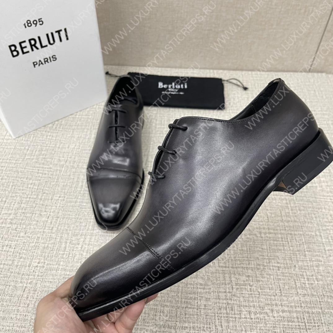 BERLUTI ALESSANDRO DEMESURE OXFORD NOIR S5864-V2