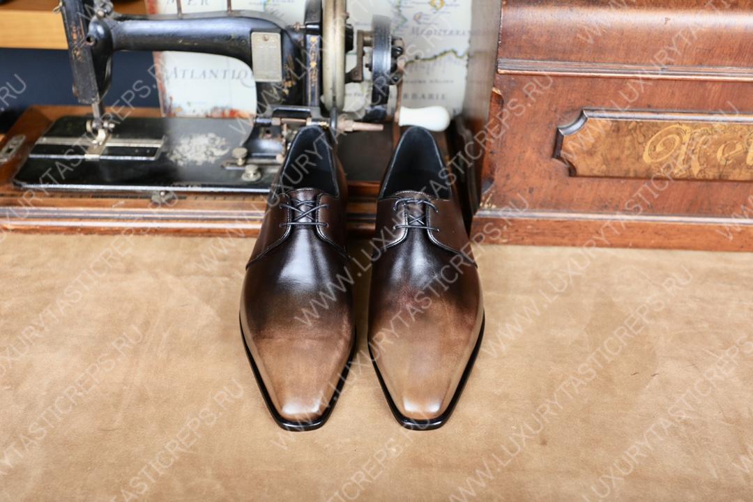BERLUTI OXFORD BROWN S4780-V1
