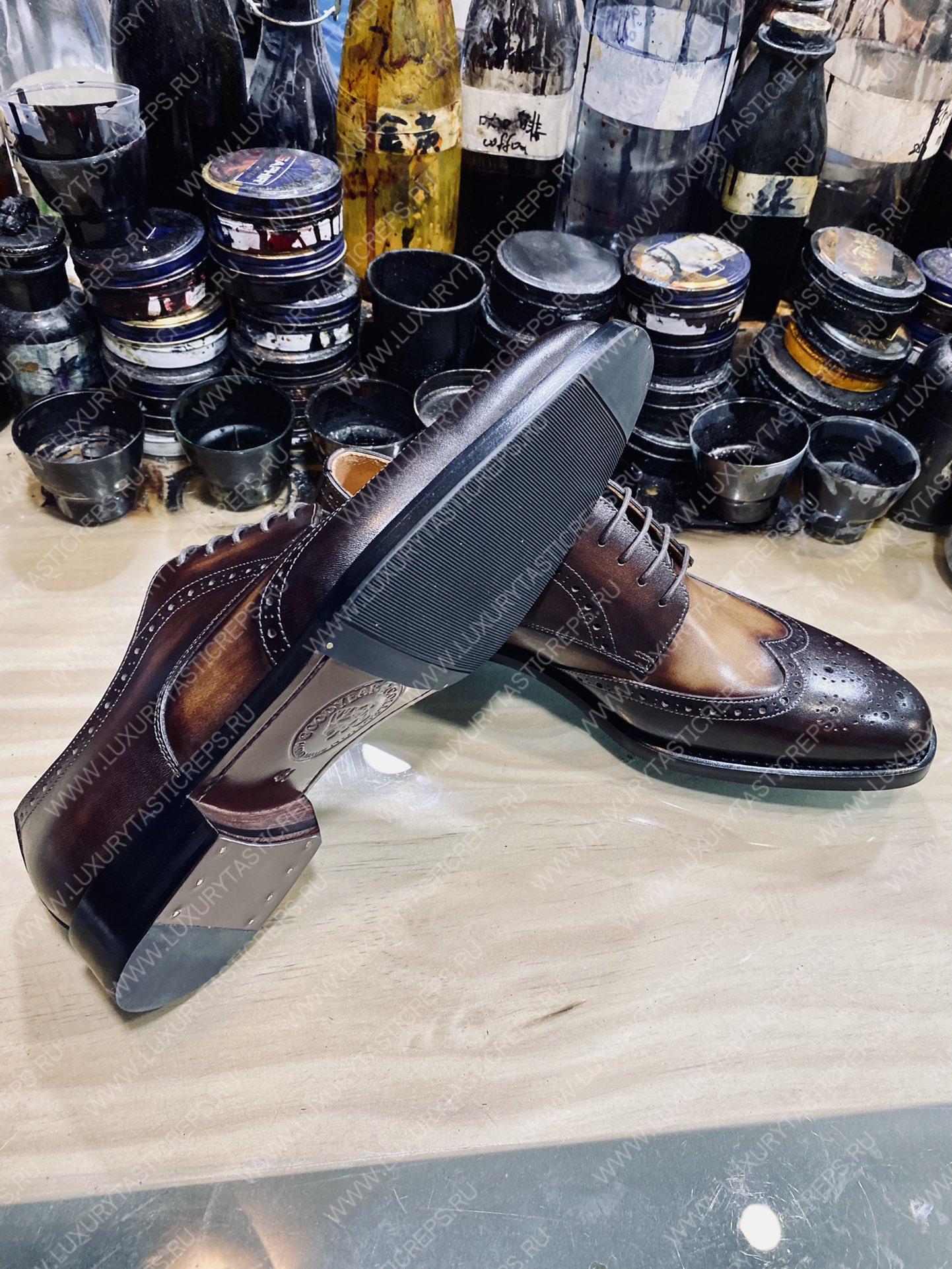 BERLUTI DEMESURE OXFORD INTENSE COCOA S5803-V1
