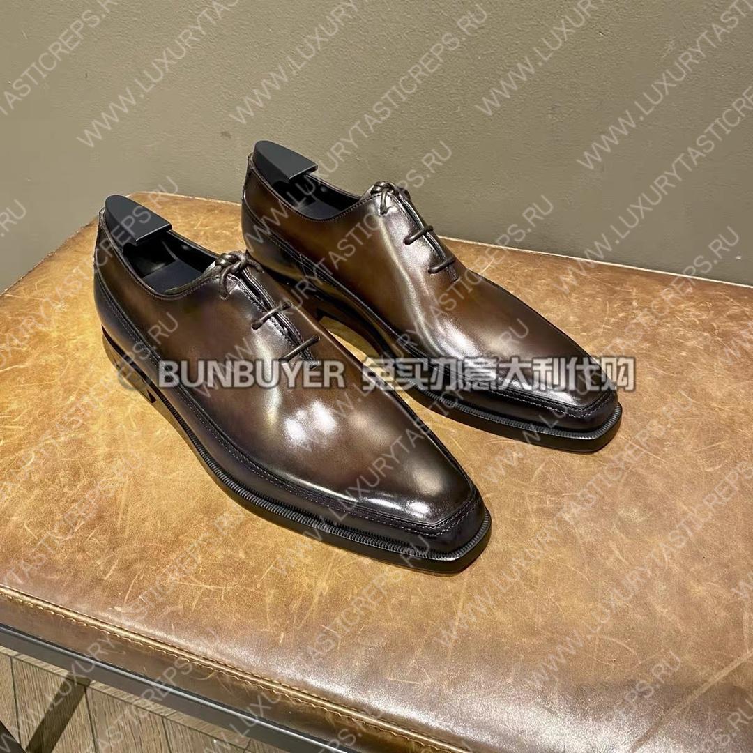 BERLUTI ALESSANDRO DEMESURE OXFORD TOOBACCO BIS S1412-V1