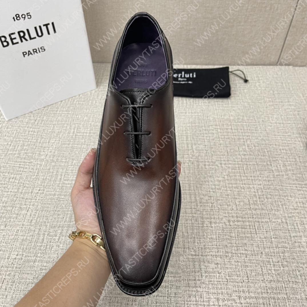 BERLUTI ALESSANDRO DEMESURE OXFORD TOOBACCO BIS S1412-V1