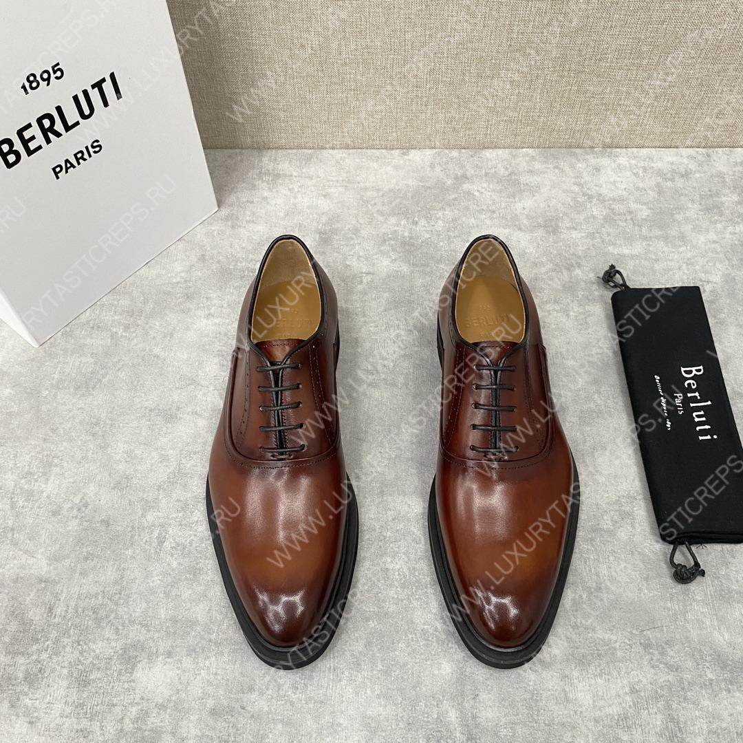 BERLUTI DEMESURE OXFORD INTENSE COCOA S5803-V1
