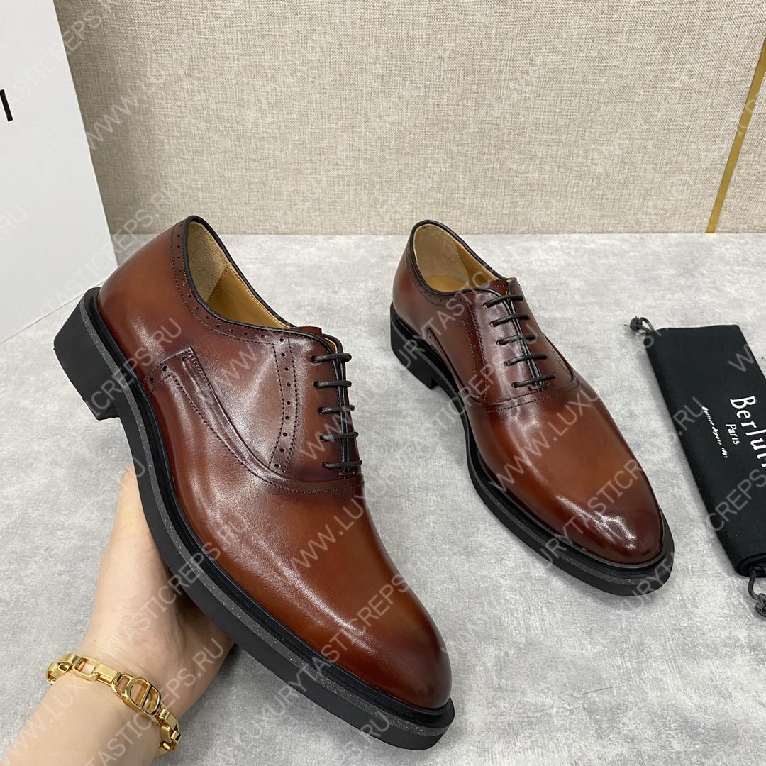 BERLUTI DEMESURE OXFORD INTENSE COCOA S5803-V1