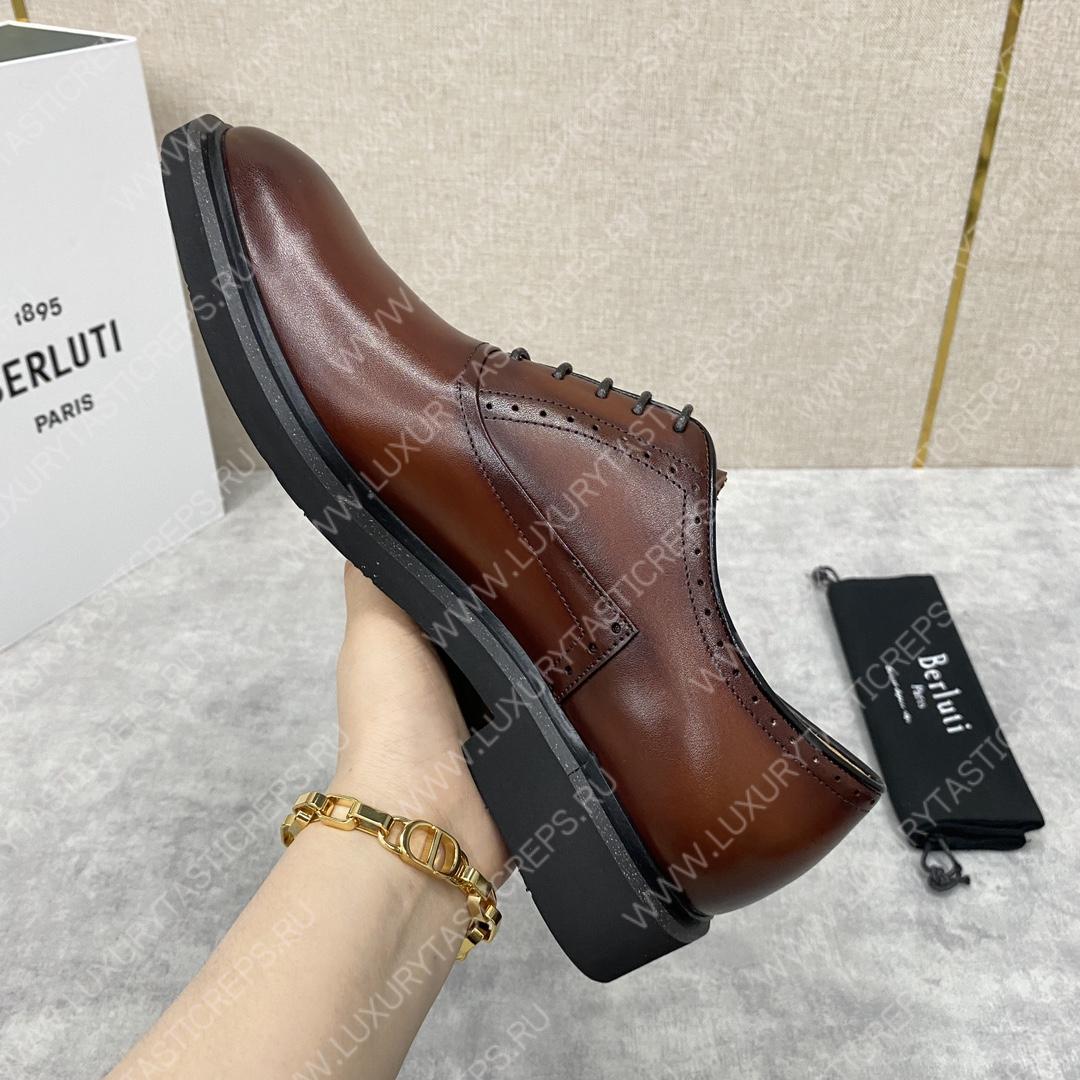 BERLUTI DEMESURE OXFORD INTENSE COCOA S5803-V1