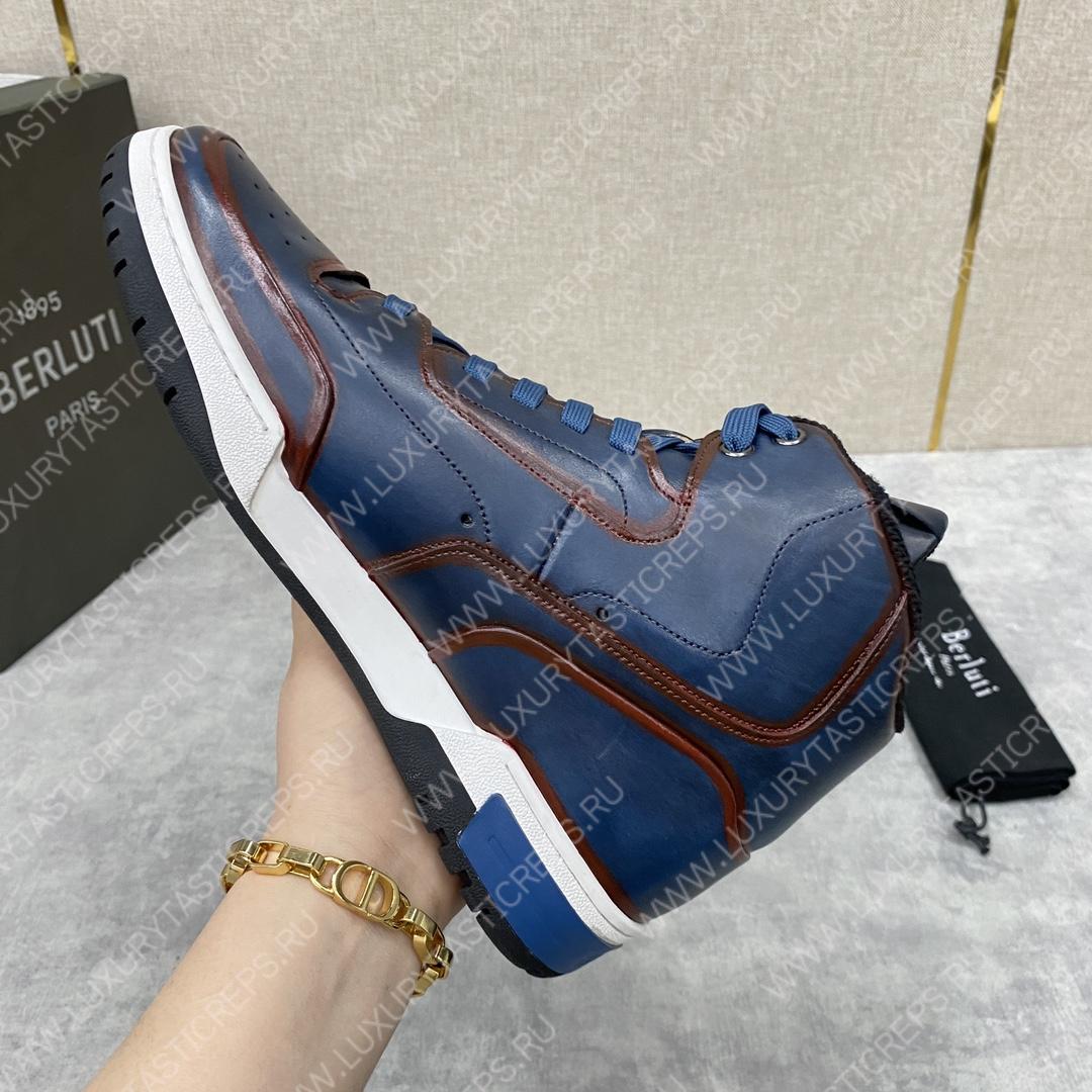BERLUTI SNEAKERS BLUE S5798