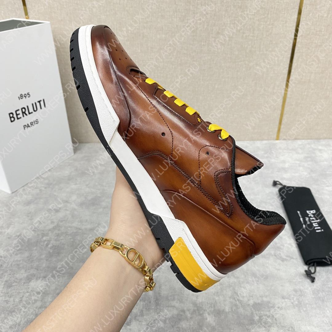 BERLUTI SNEAKERS BROWN S5867