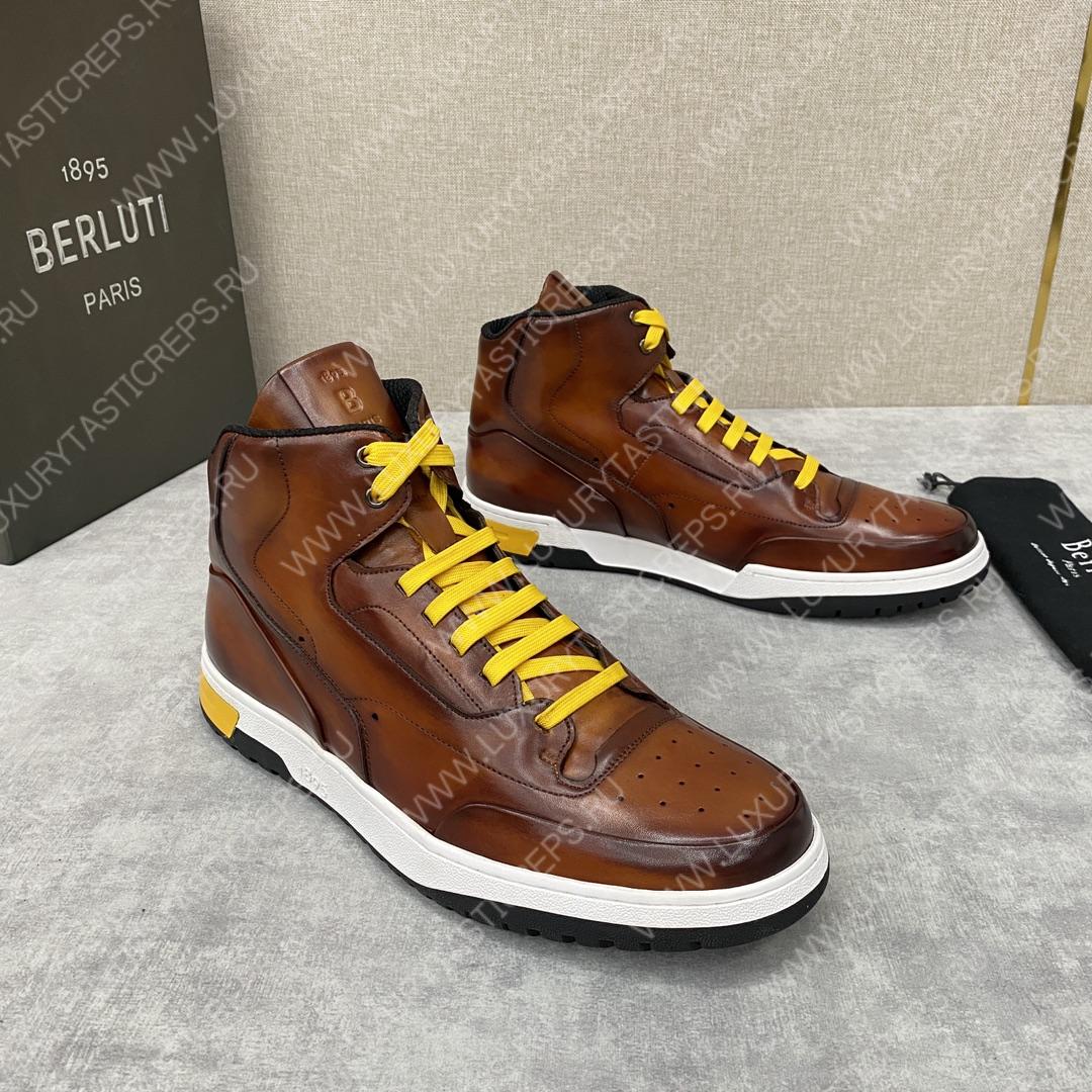 BERLUTI SNEAKERS BROWN S5798